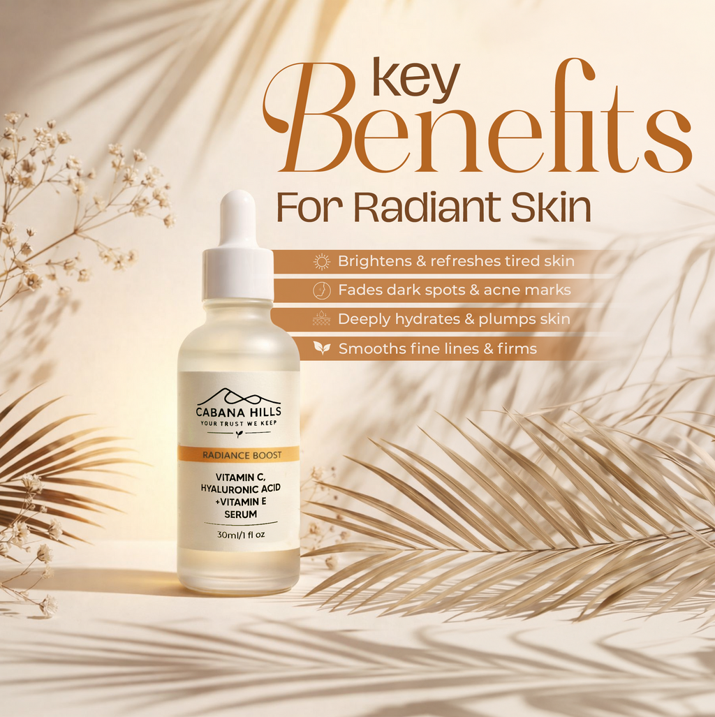 Combo -  Lusture Leaf Hair Oil + Cabana Hills Vitamin C Serum