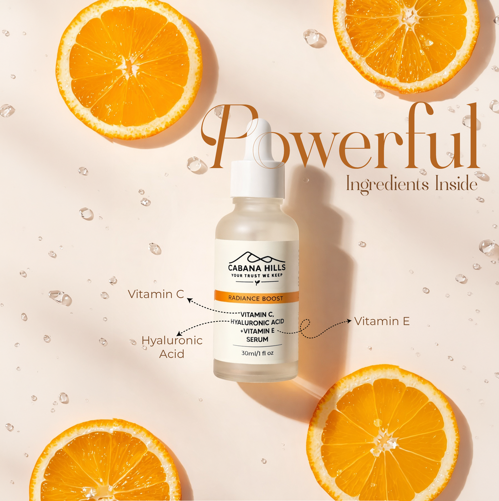 Combo -  Lusture Leaf Hair Oil + Cabana Hills Vitamin C Serum